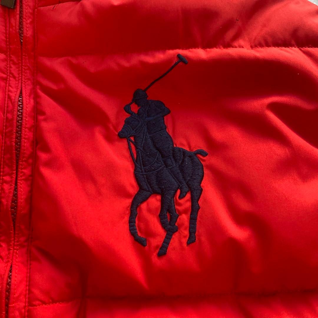 H*J様 POLO ポロバイラルフローレン　ダウンジャケット　ビッグポニー　赤