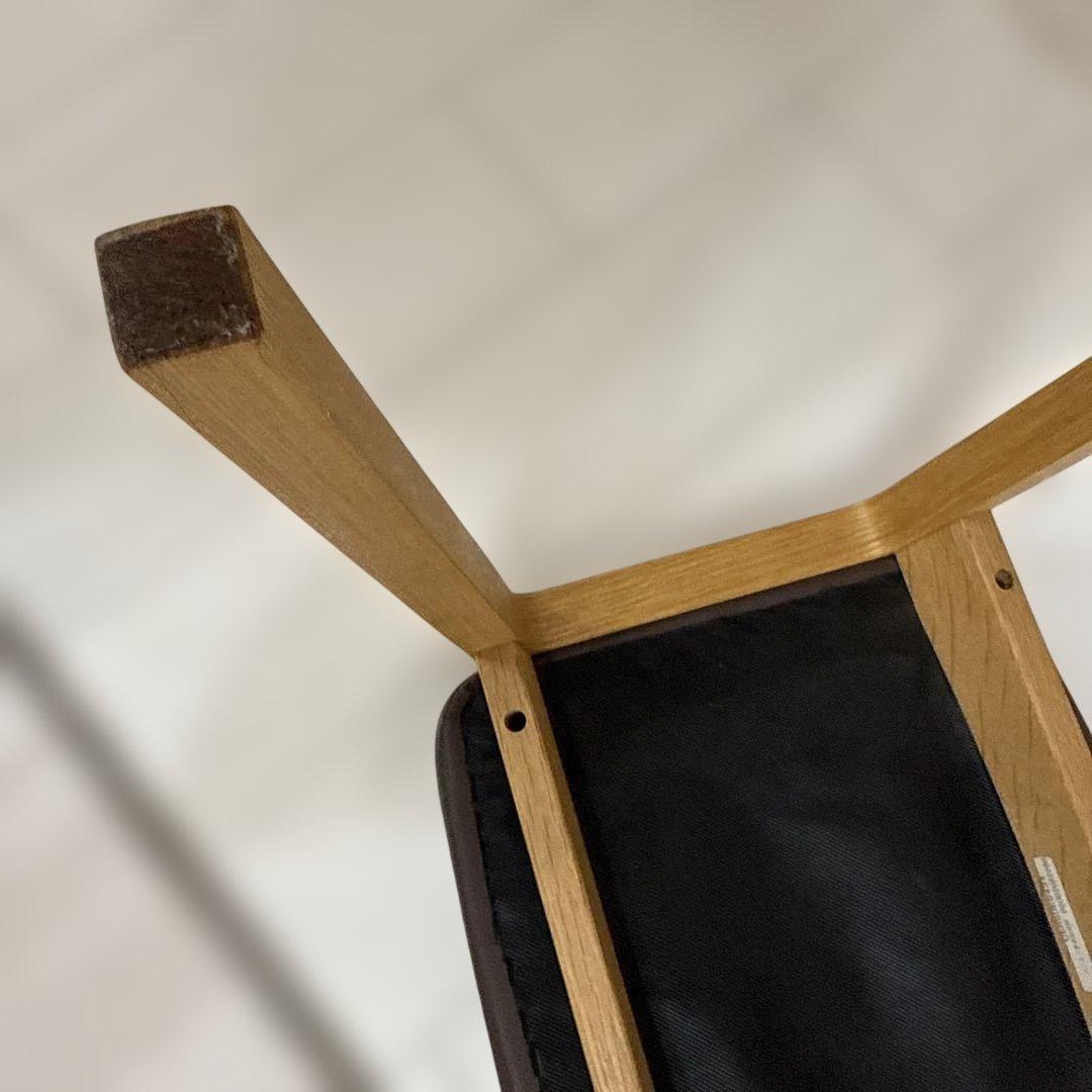 カリモク　ブラウン スツール　カリモク