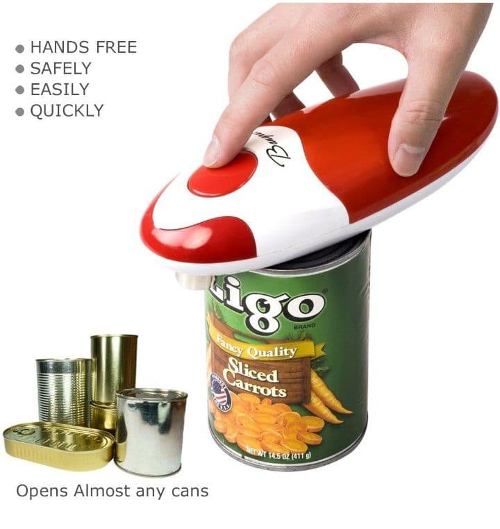 ❤️新品、未使用❤️電池式　ワンタッチ缶切り　缶オープナー