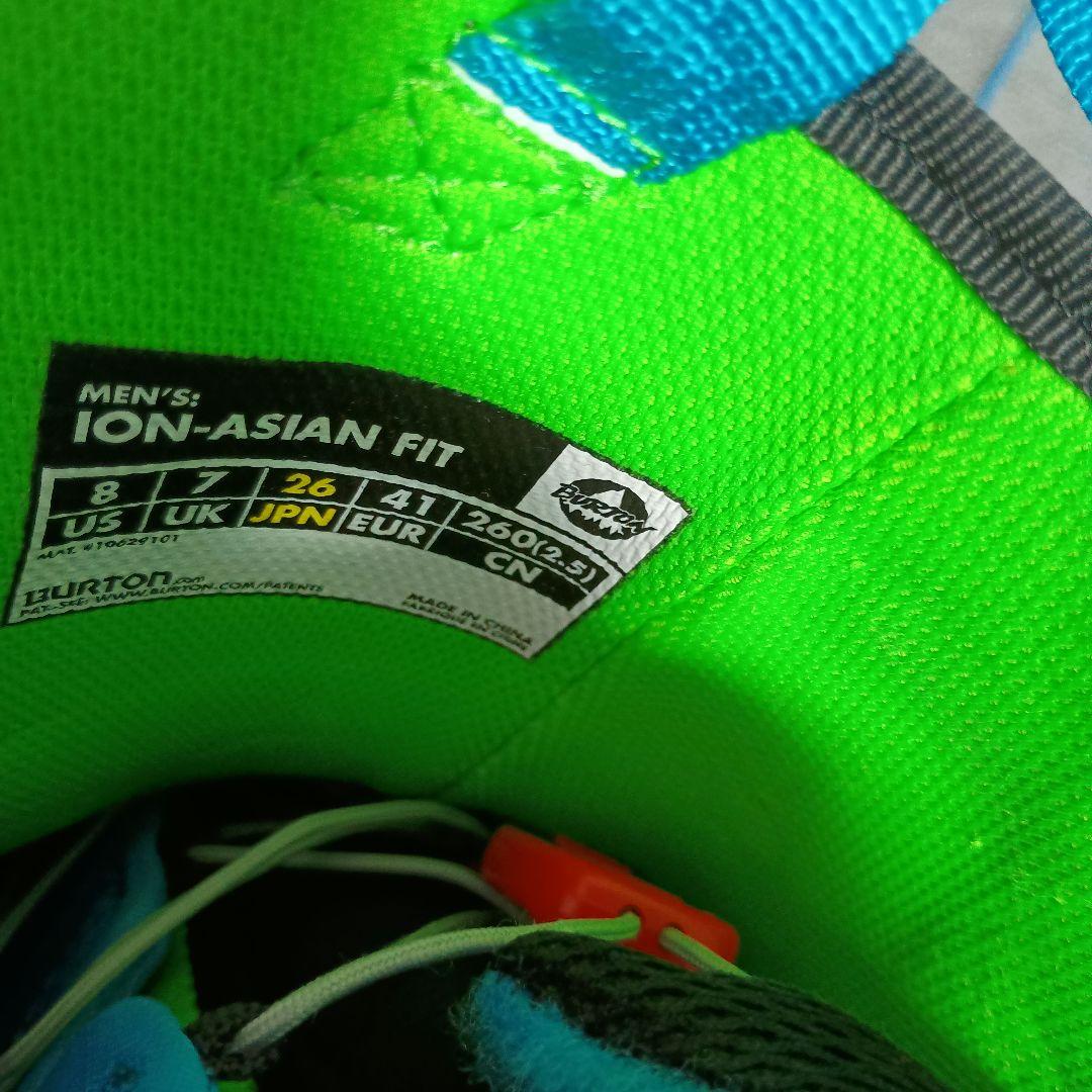 最終価格 BURTON ION ASIAN FIT 26cm スノーボードブーツ