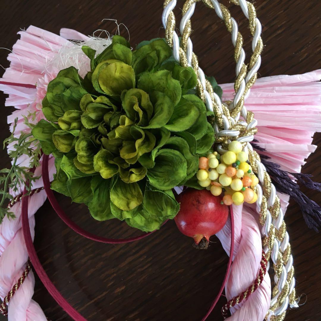 お正月飾り しめ縄リース