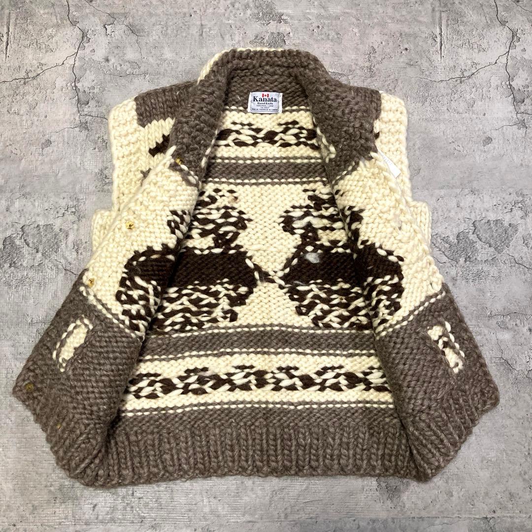 【デッドストック】KANATA カナタ カウチンニットベスト