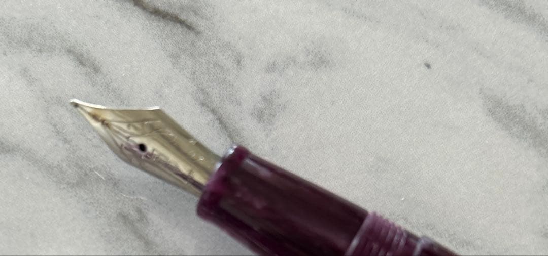 レア　DELTA デルタ 万年筆 ビンテージコレクション パープル　M