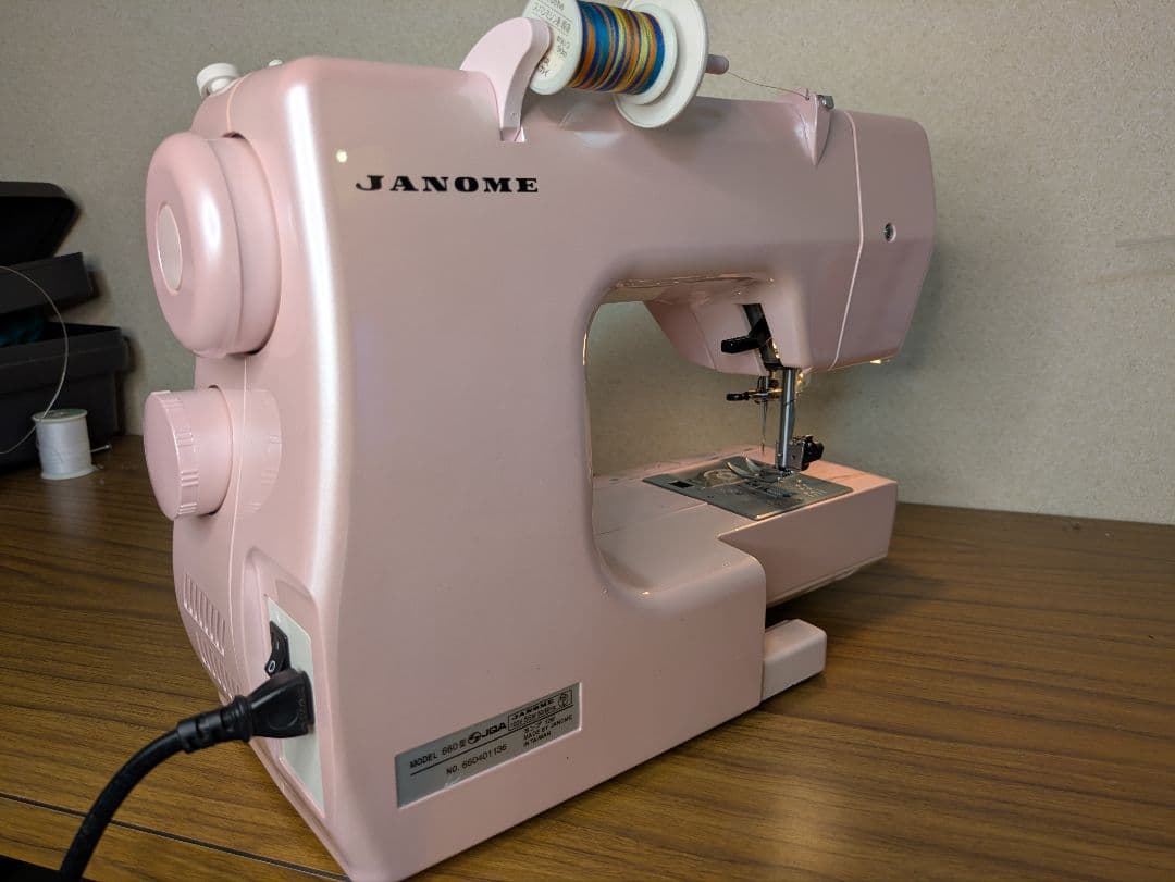 ☆美品☆ジャノメ 660型 電子強化モデル☆コンパクトミシン☆分解整備調整済み☆