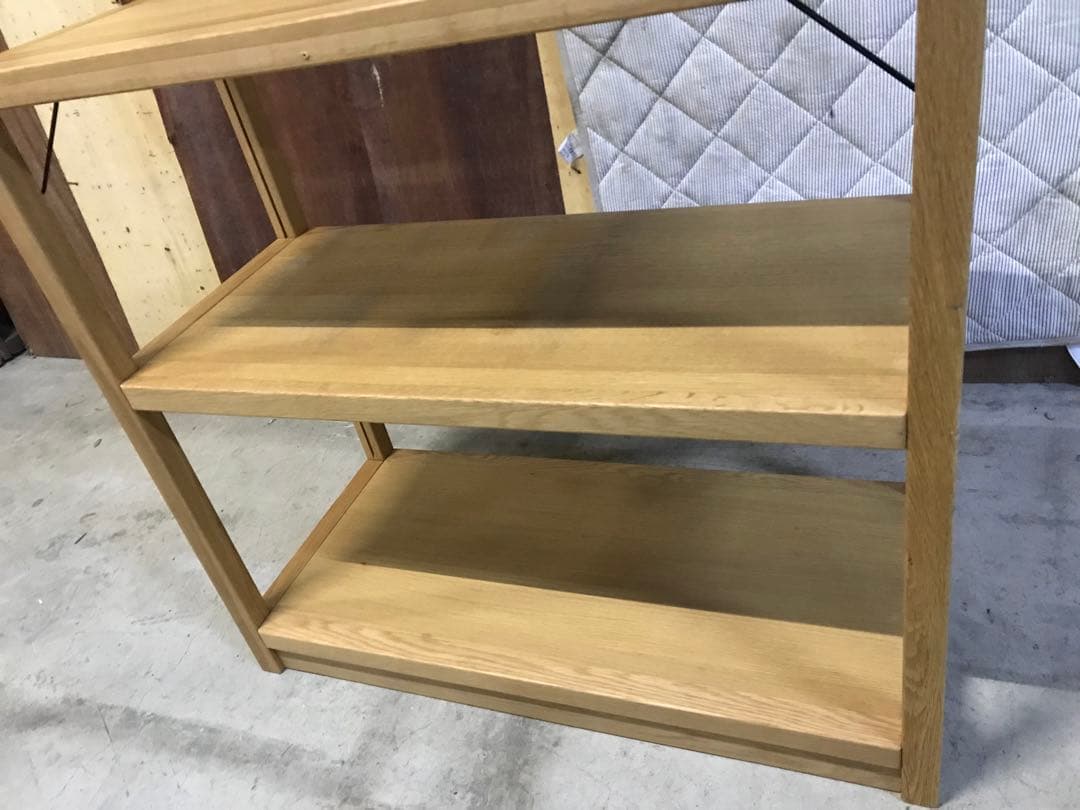 廃盤希少 無印良品 オーク材ユニットシェルフ 小