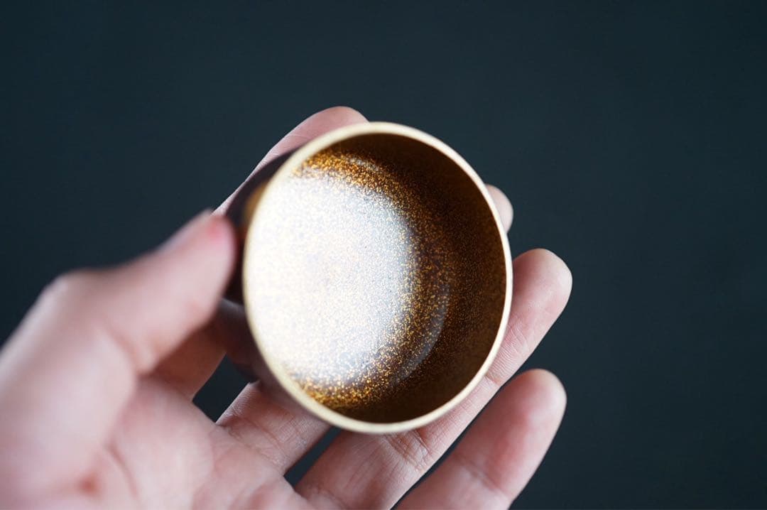 池之浦大起 作 寿老人 鶴亀金銀蒔絵 螺鈿細工 長棗 内梨地 共箱 茶道具