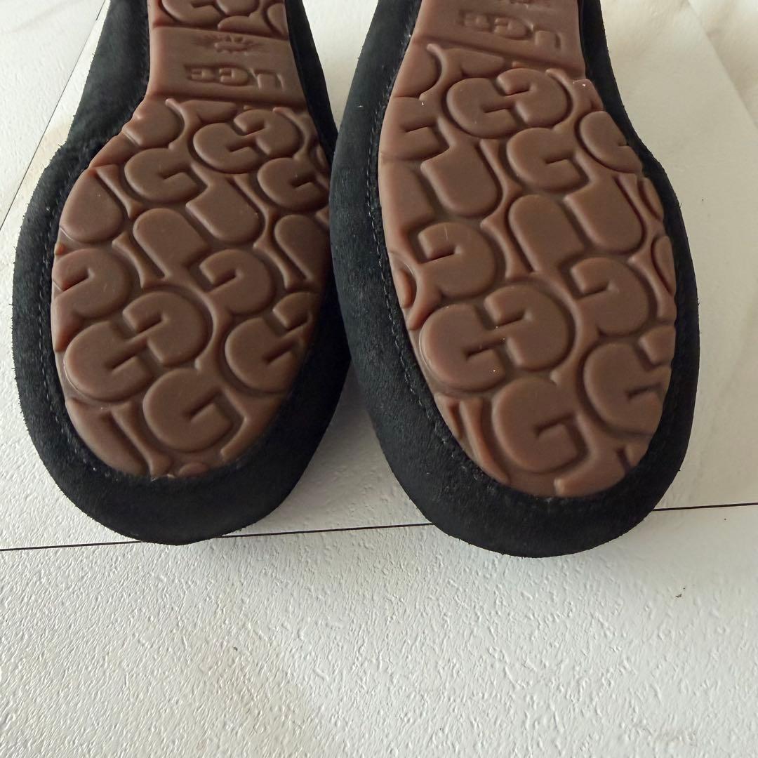 ✨試着✨極美品　アグ　正規品UGG ブラック モカシン　スリッポン　ローファー