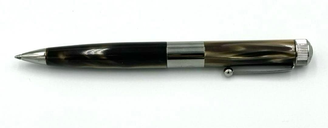 【美品】伊東屋　ROMEO No.3 ボールペン　太軸 イタリアングレー©245
