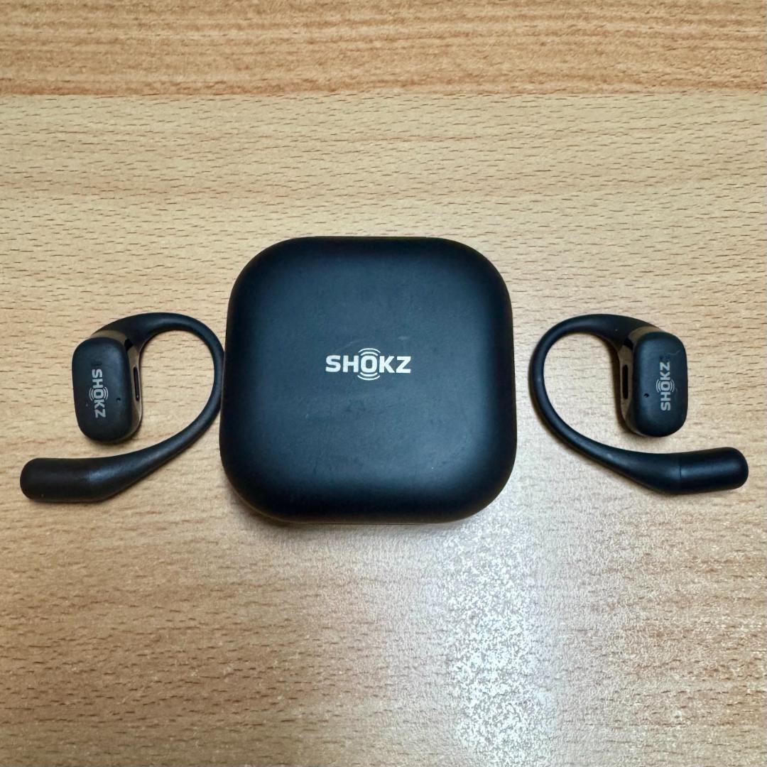 H09　SHOKZ OPENFIT ワイヤレスイヤホン ブラック