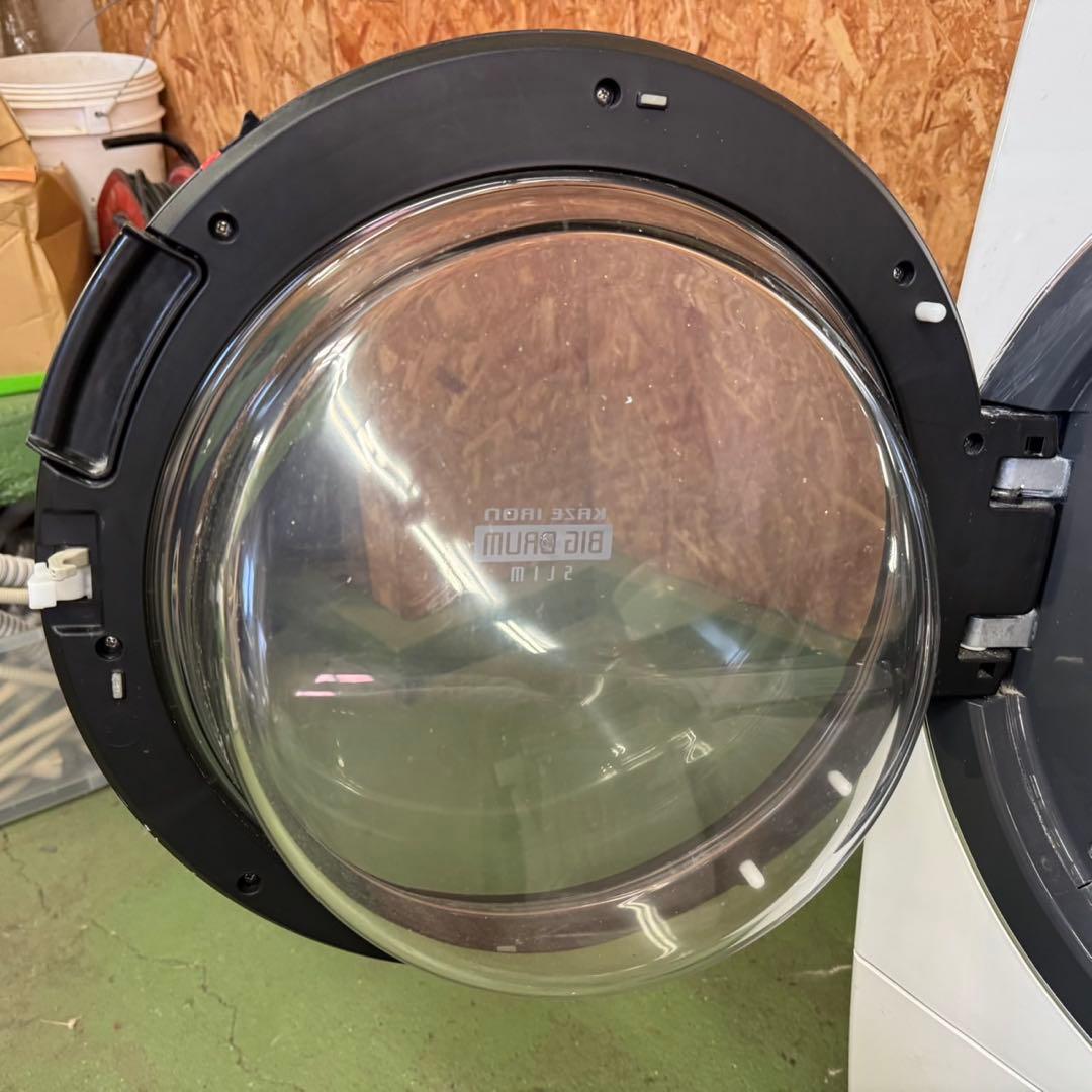 296 家庭向け　洗濯機　ドラム式　左開き　容量10キロ　乾燥6キロ　保証込み