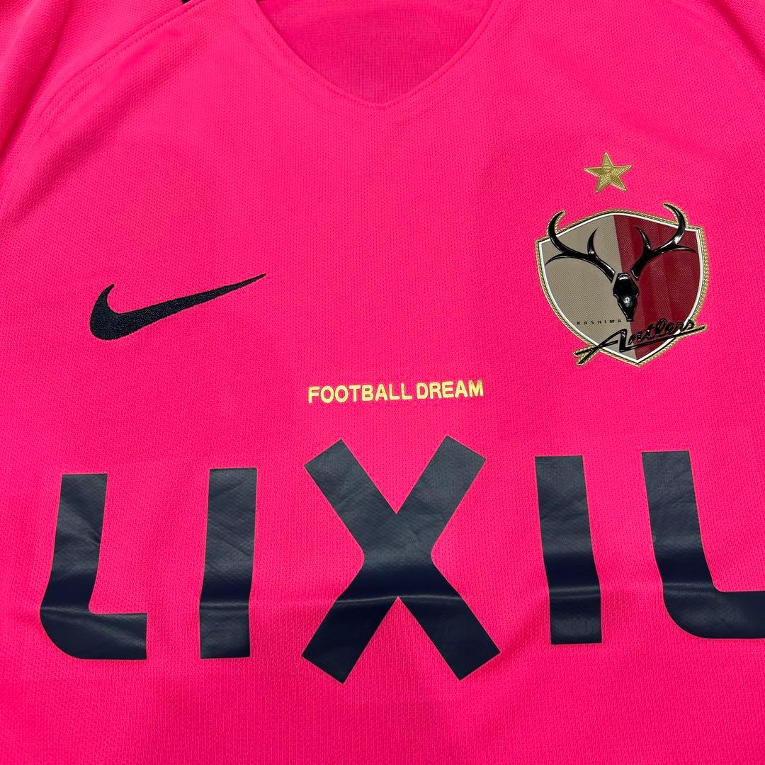 未使用 ナイキ 鹿島アントラーズユニフォーム S ハイパーピンク アウェイ