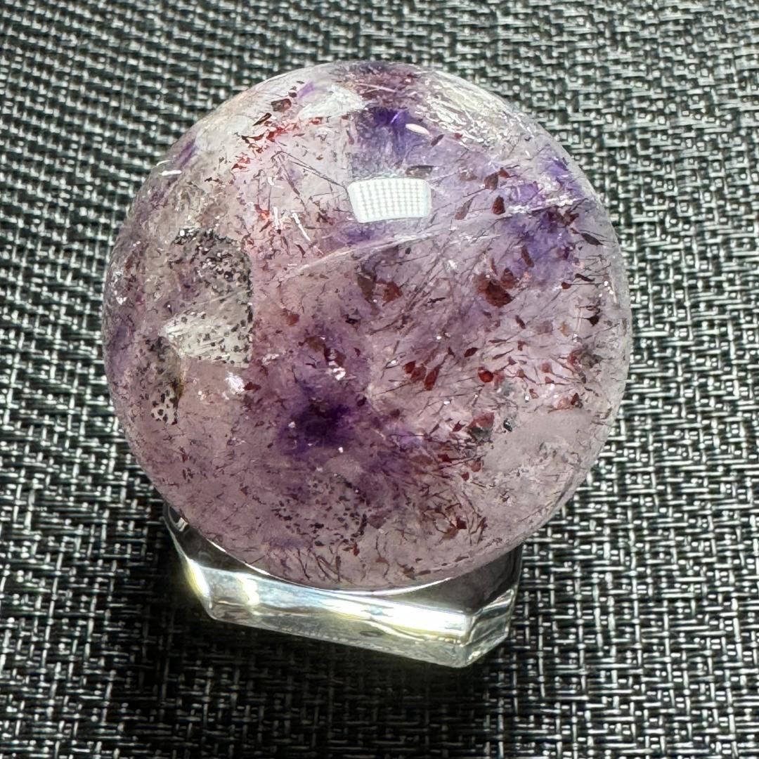 奇跡の水入り丸玉46.5㎜　1点物◇スーパーセブン（セイクリッドセブン）◇