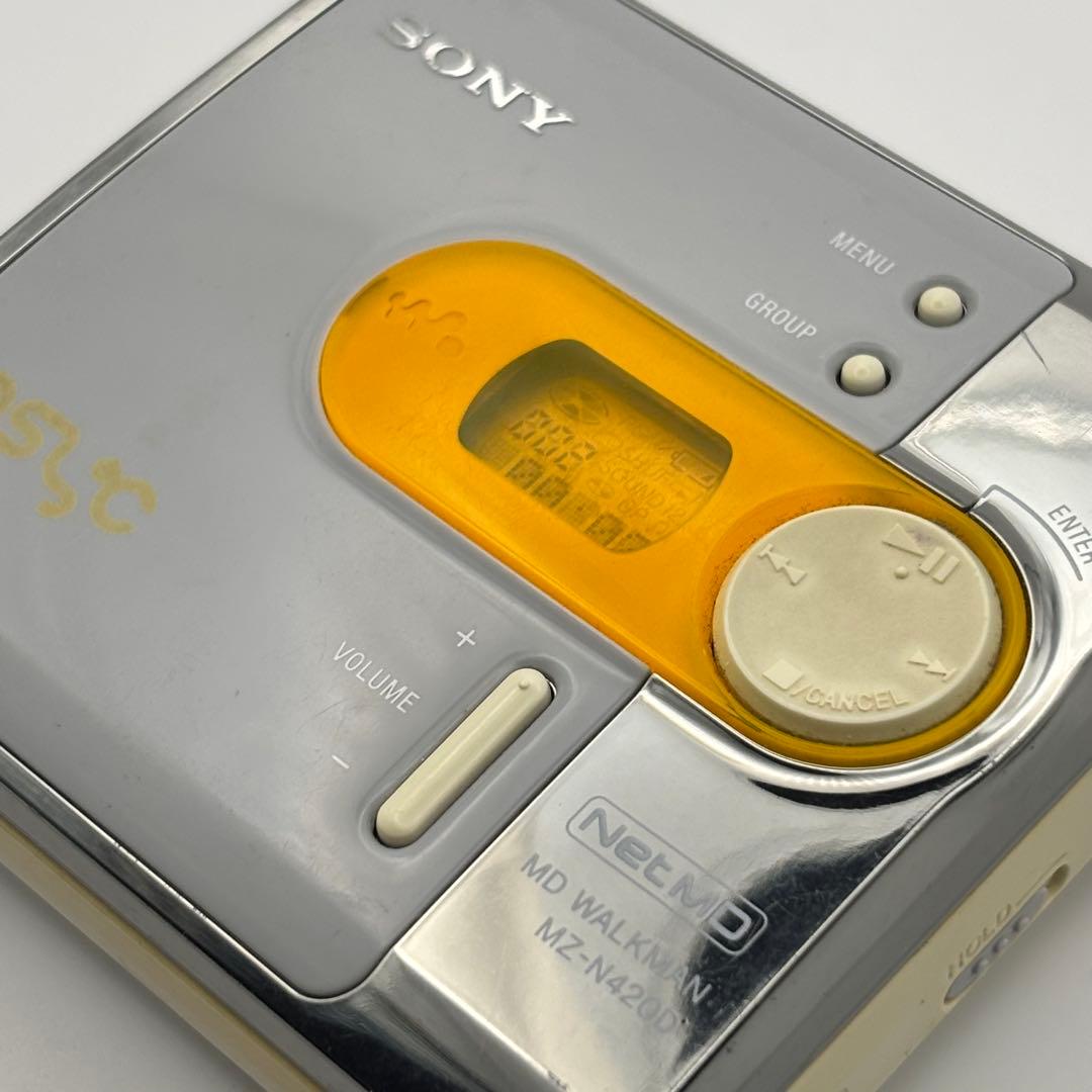 動作品 SONY MZ-N420D ソニー Net MDウォークマン 海外モデル