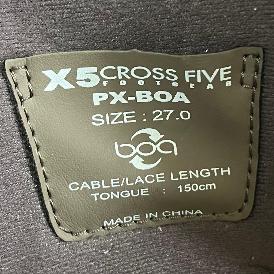 【即日発送】CROSS FIVE スノボブーツ　PX-BOA 27.0cm