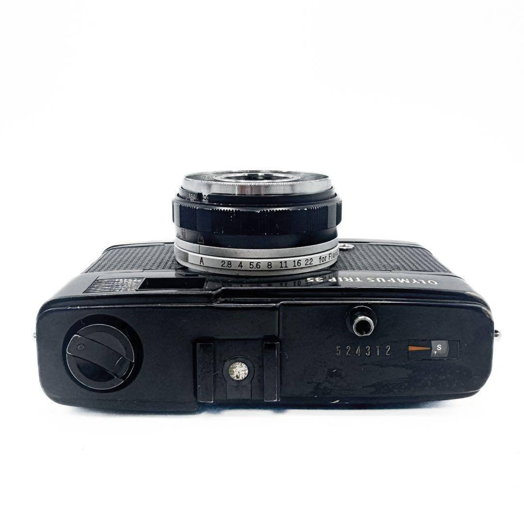 ABランク 整備済み OLYMPUS TRIP35 ブラック 6ヶ月動作保証付き