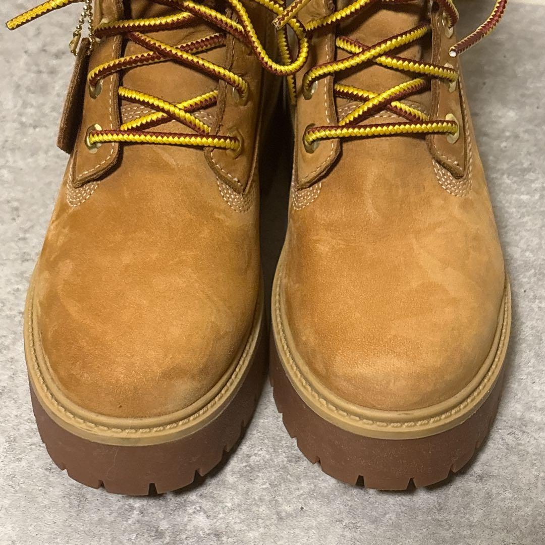 美品✨Timberland ブーツ 6インチ プレミアム プラットフォーム 厚底