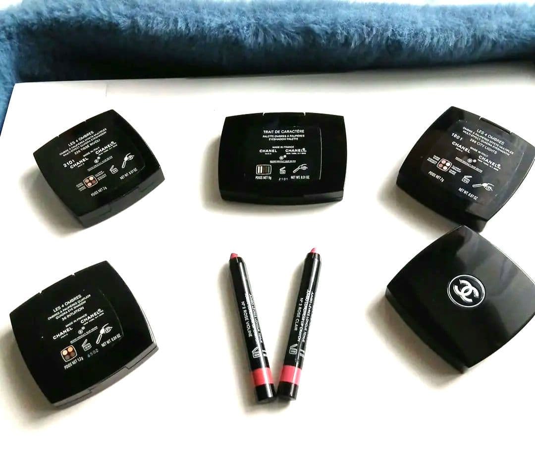 Chanel アイシャドウパレットセット 限定含む５個とリップペンシル2本