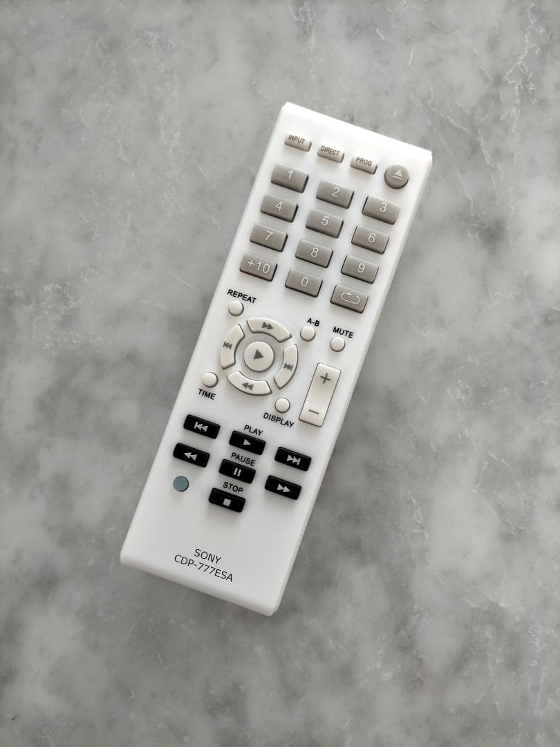SONY(ソニー)CD用リモコン(remote) 適応機種：CDP-777ESA