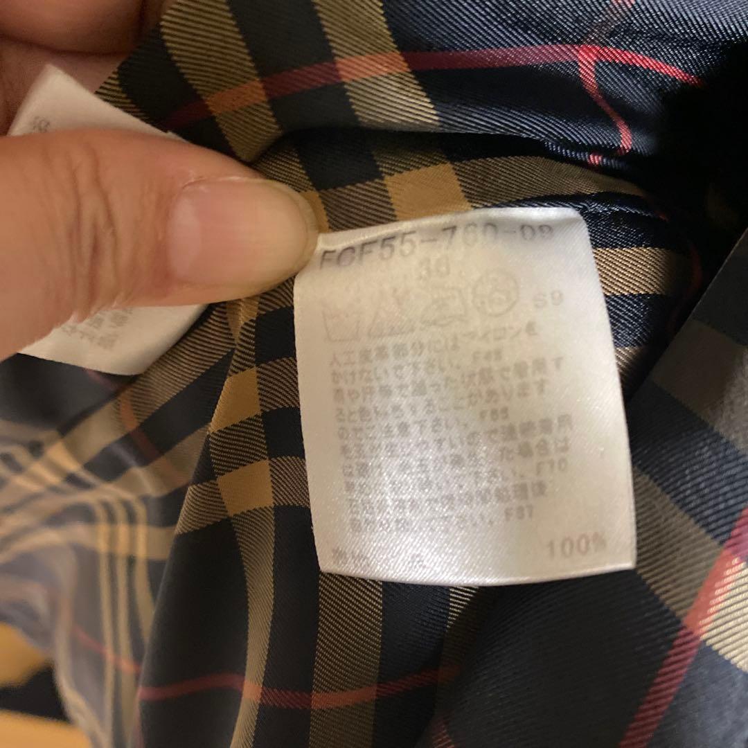 断*中様 USED★バーバリー ブルーレーベル　ピーコート 36（Sサイズ）