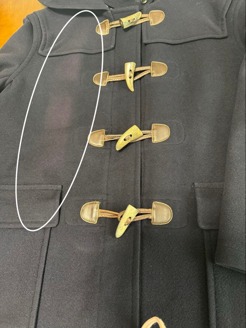 Burberry バーバリー ネイビー ダッフルコートメンズM