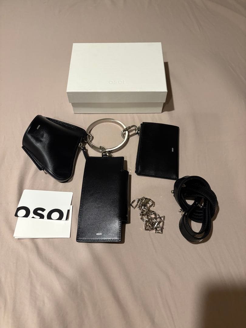 OSOI バングルリング バッグ　黒
