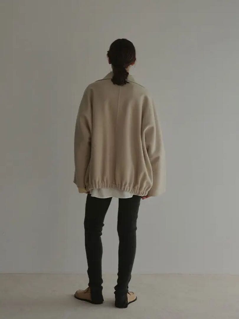 p*i様 ETRE TOKYO メルトンスタンドネックリバーブルゾン