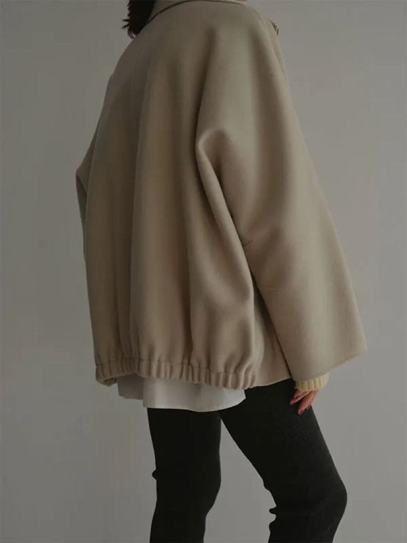 p*i様 ETRE TOKYO メルトンスタンドネックリバーブルゾン