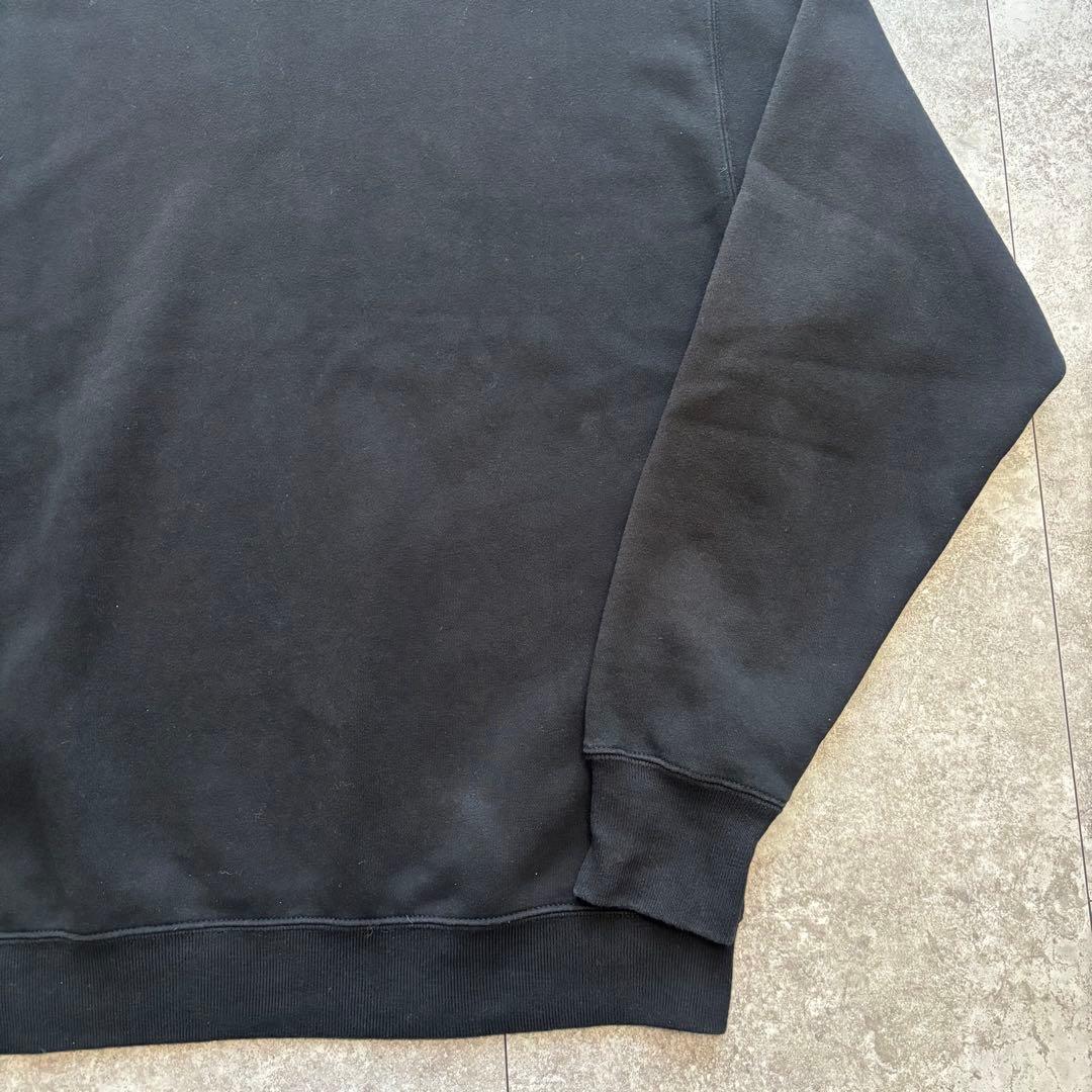 【美品】BAGARCH バガーチ　ブラック　ハーフジップ　トレーナー　裏起毛