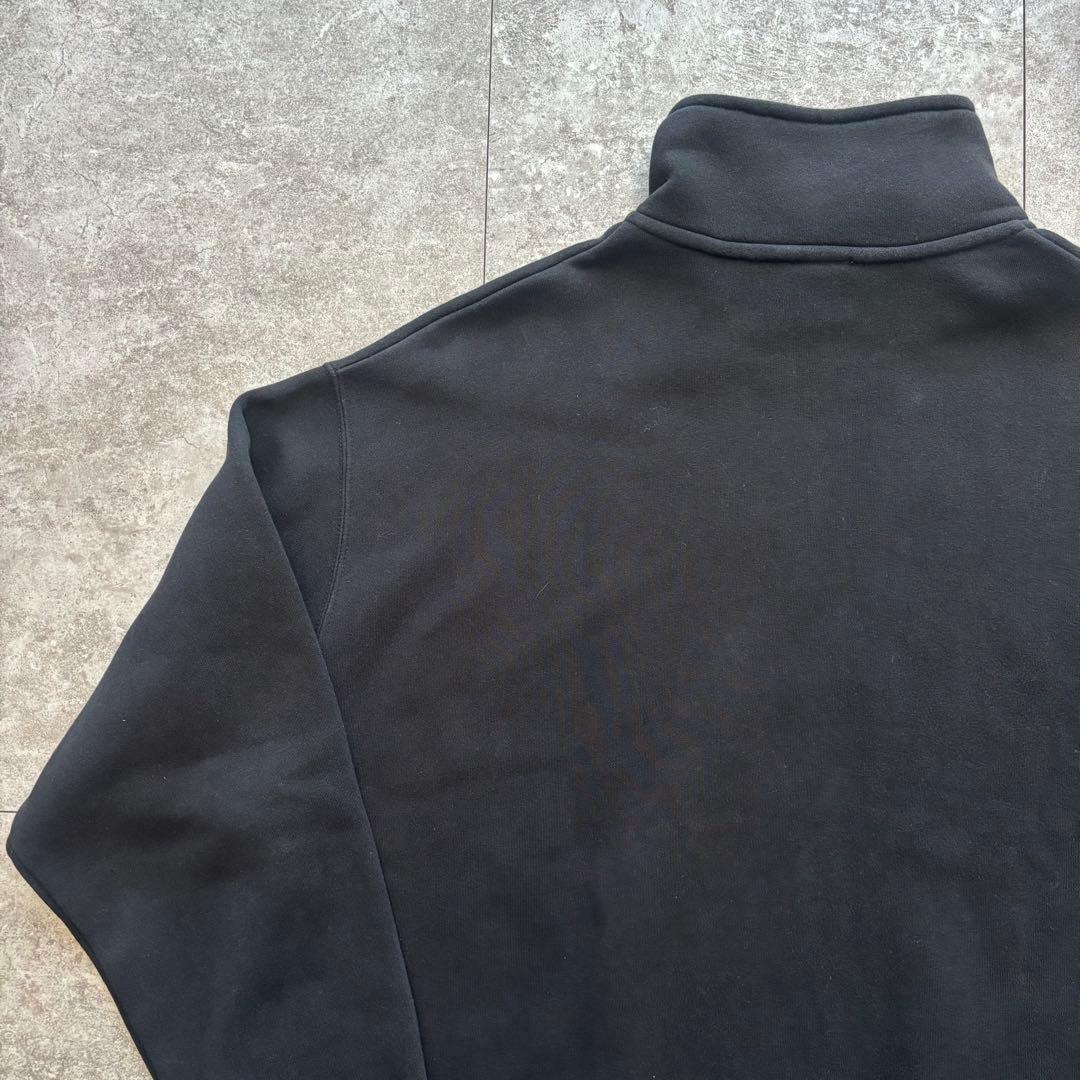 【美品】BAGARCH バガーチ　ブラック　ハーフジップ　トレーナー　裏起毛