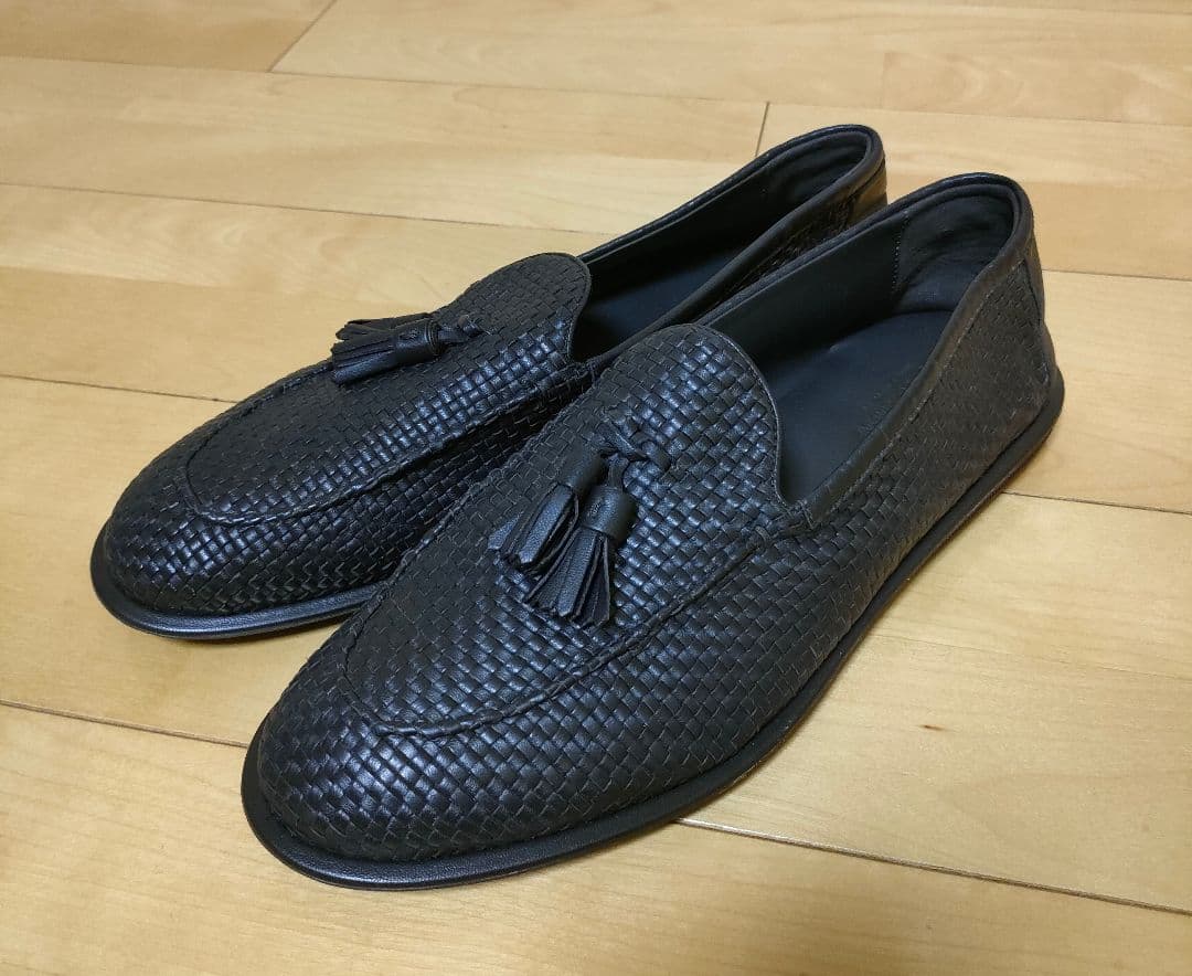 【新品】定価19万 ジョルジオアルマーニ タッセルローファー 茶