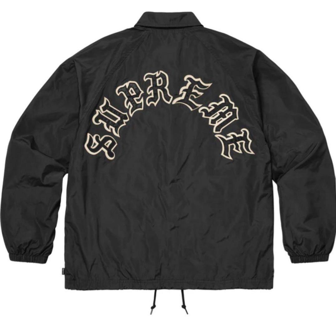 新品　supreme Old English コーチジャケット