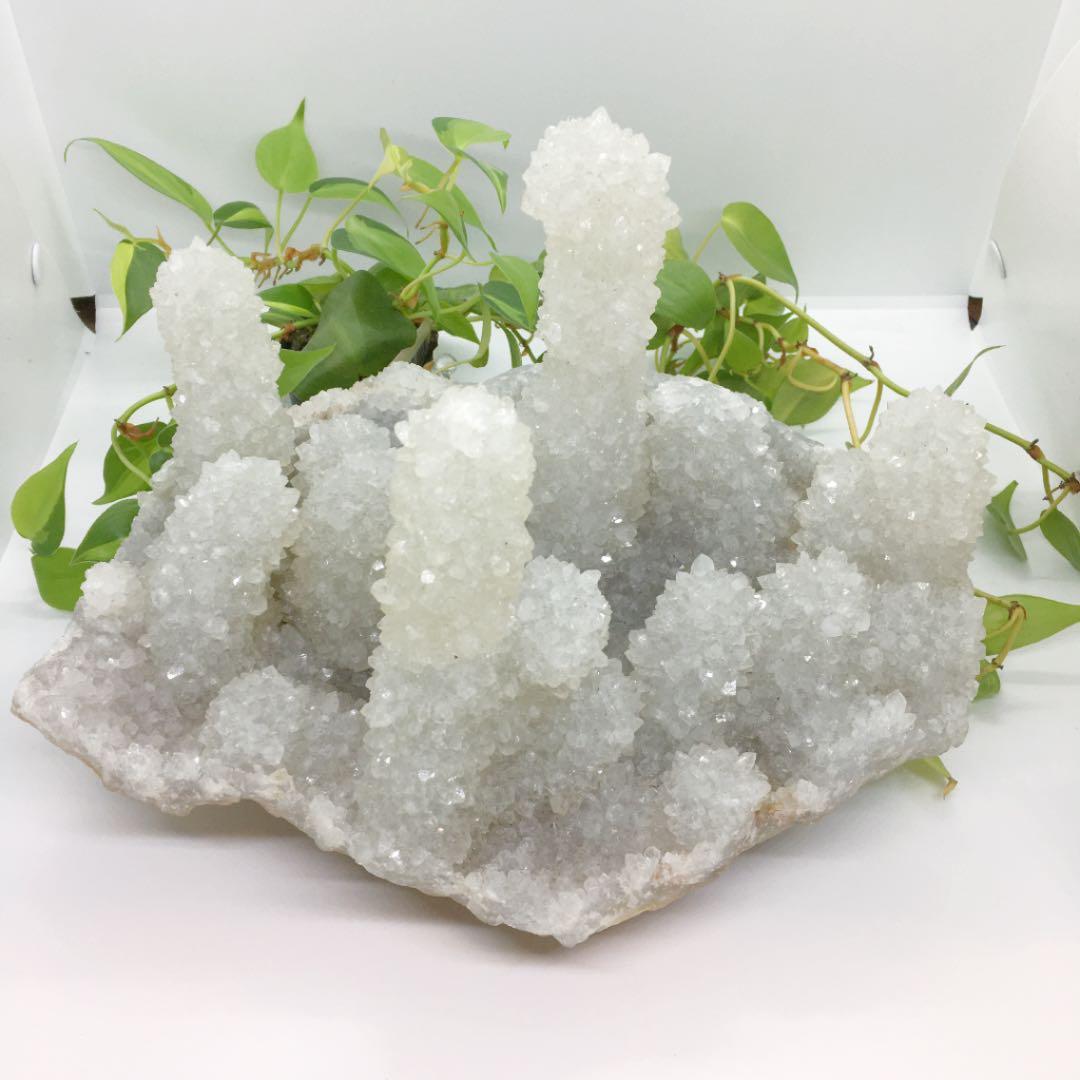 特大！インド産　アナンダライト　クラスター　アメリカツーソン購入品！カクタス水晶