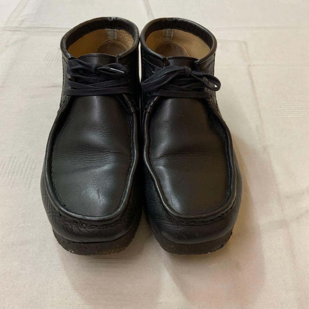 STOCK NO: ストックナンバー モカシンショートブーツ 25.5cm 黒