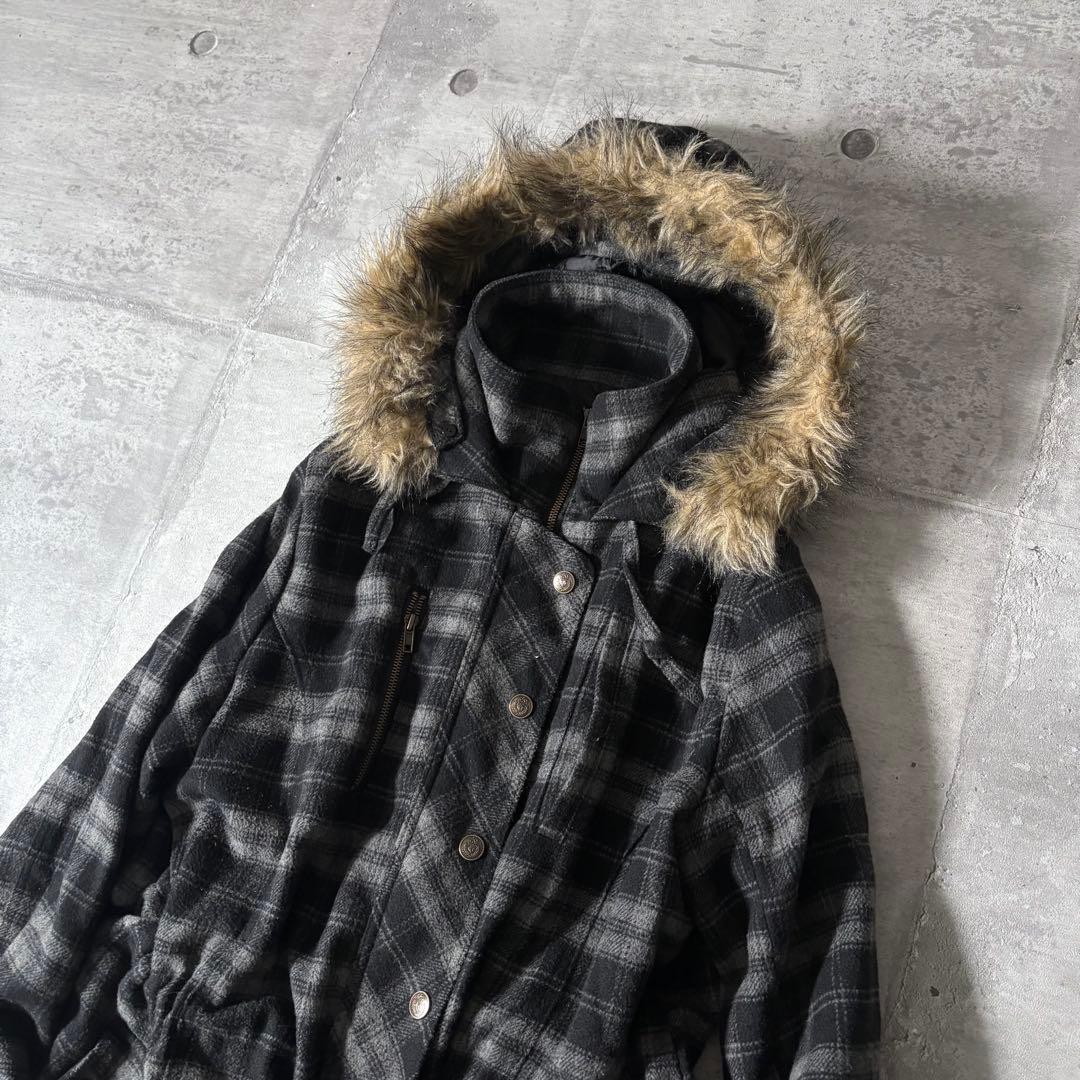 ジャケット・アウター 00s archive ombre check far jacket y2k