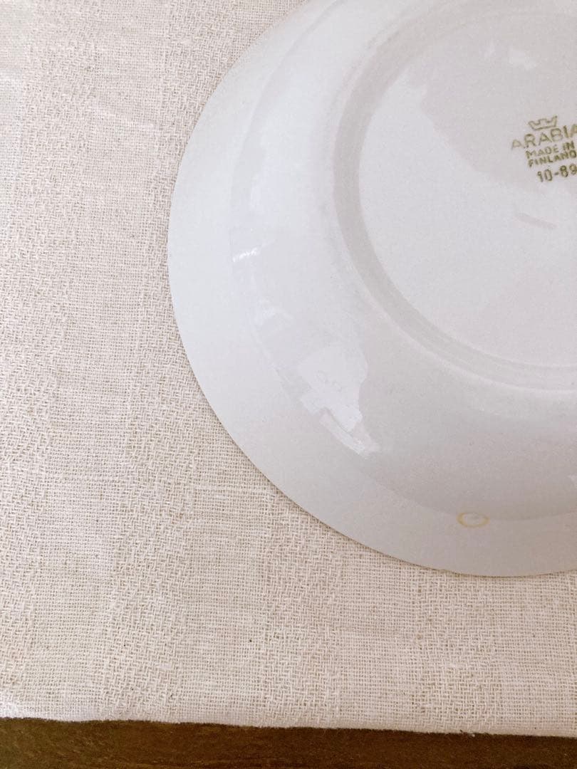 フィンランドヴィンテージ　ARABIA Nooan Arkkiシリーズ　深皿