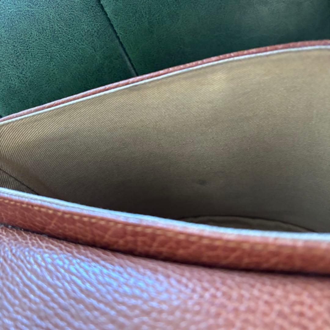 希少 RALPHLAUREN レザーショルダーバッグ ヴィンテージ