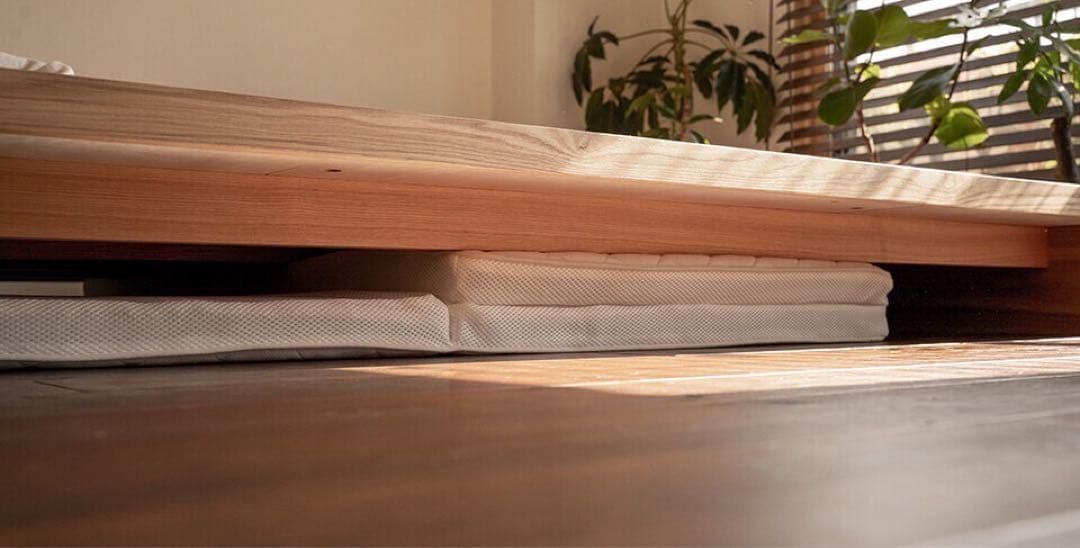 bonkotuLIVING BED リビングベッド 旭川家具 建築家二人