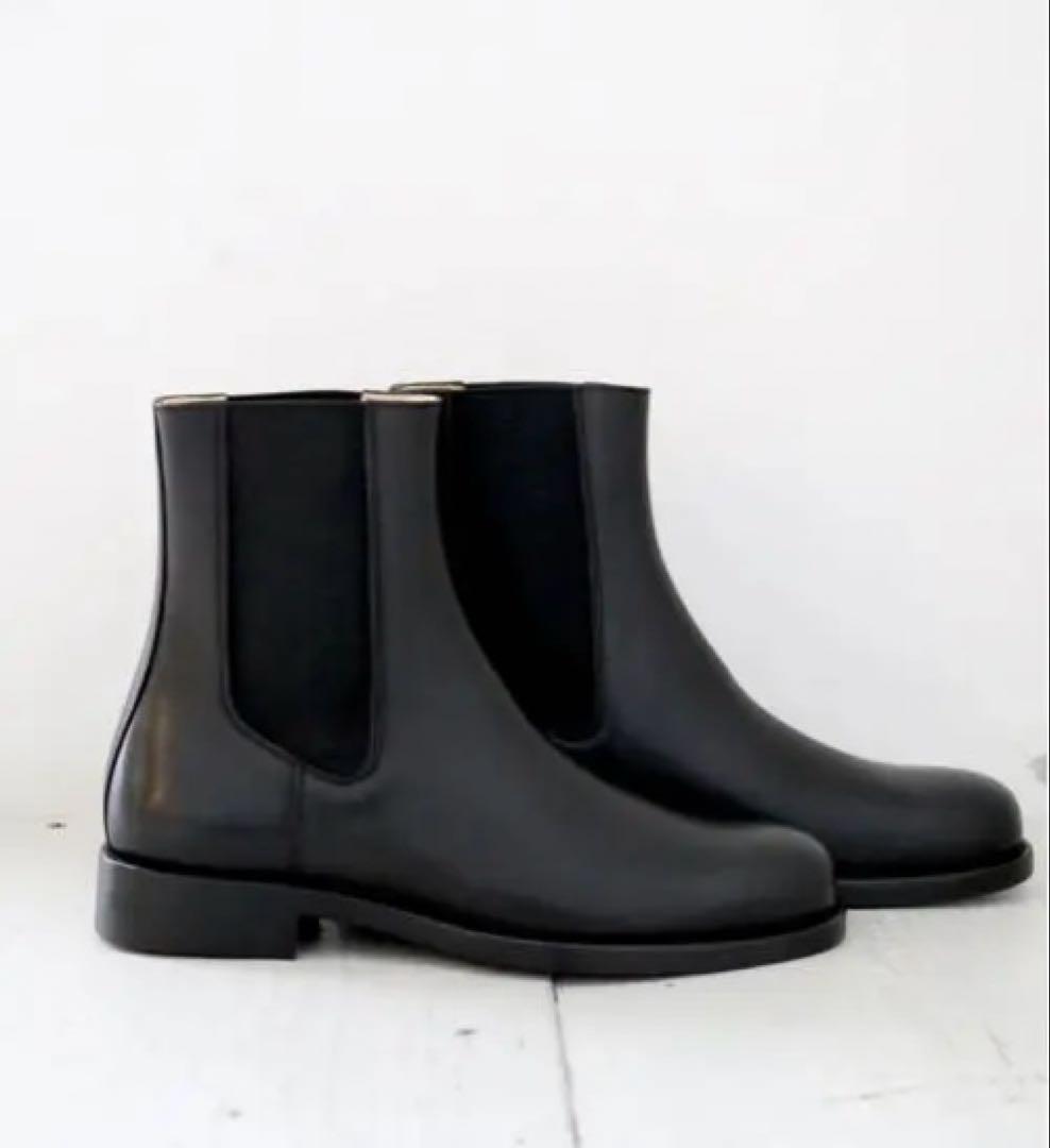 最終価格　新品　BEAUTIFUL SHOES ミニマルサイドゴア　25センチ