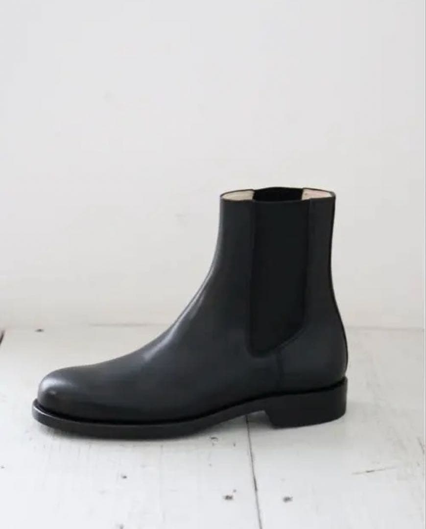 最終価格　新品　BEAUTIFUL SHOES ミニマルサイドゴア　25センチ