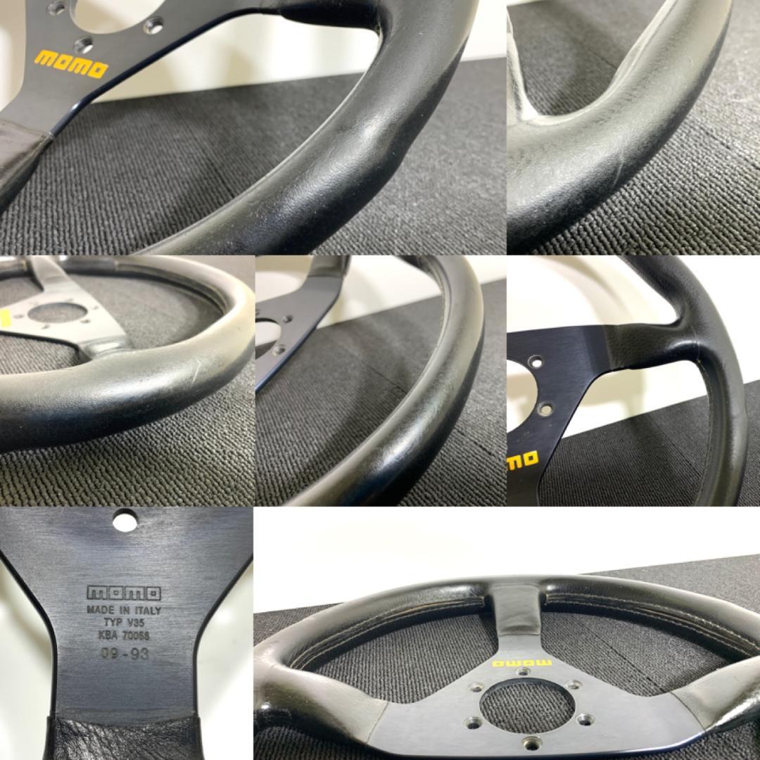 モモ ヴェローチェ レザーステアリング 34パイ 1993年製 希少モデル