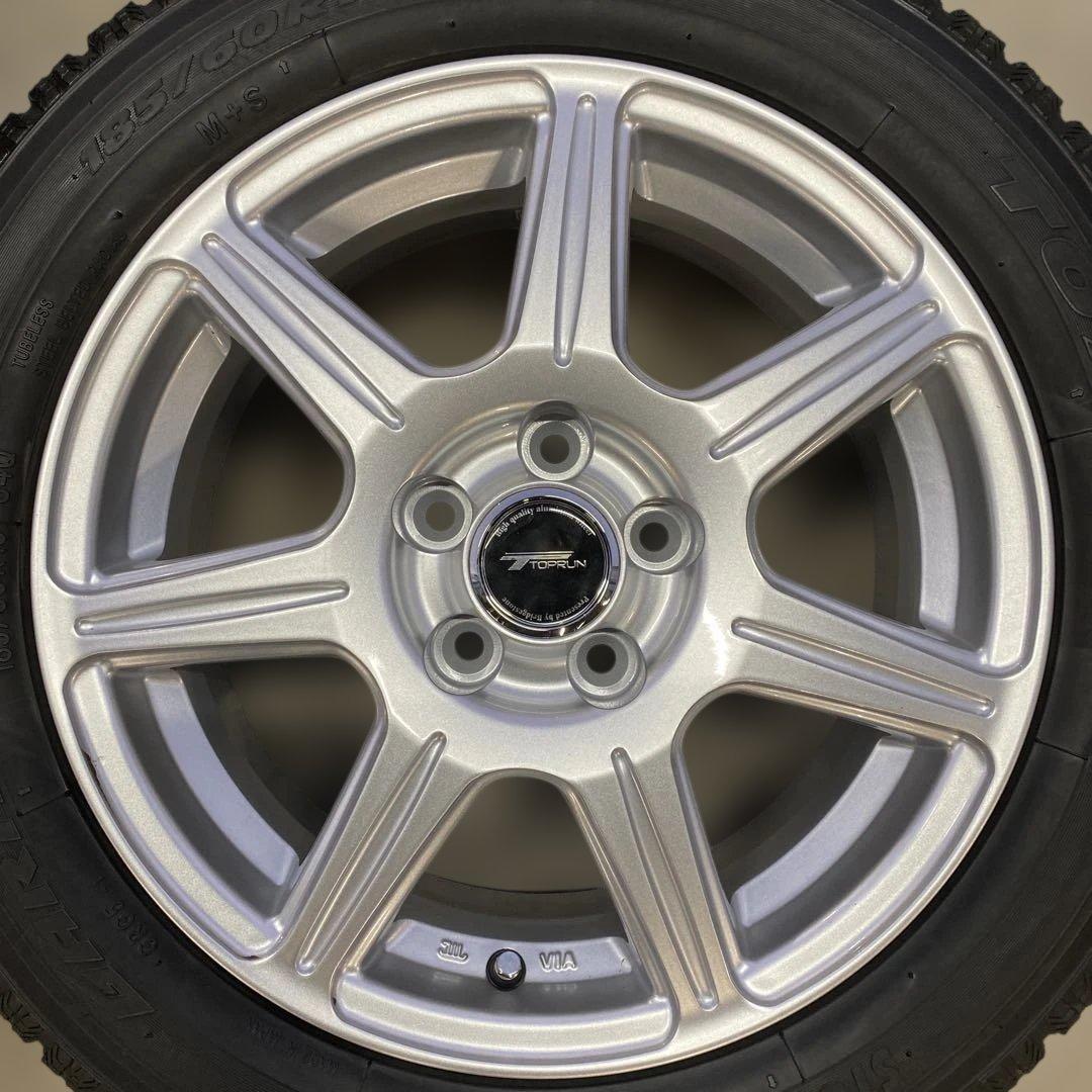 バリ溝‼️トーヨースタッドレスセット185/60R15 旧型シエンタ　送料無料