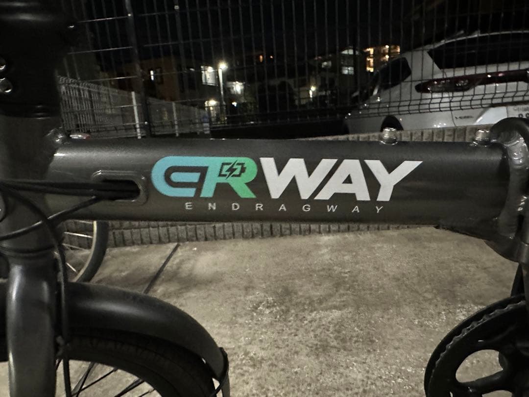 ※linola 　　ERWAY A-01 折りたたみ電動自転車 グレー