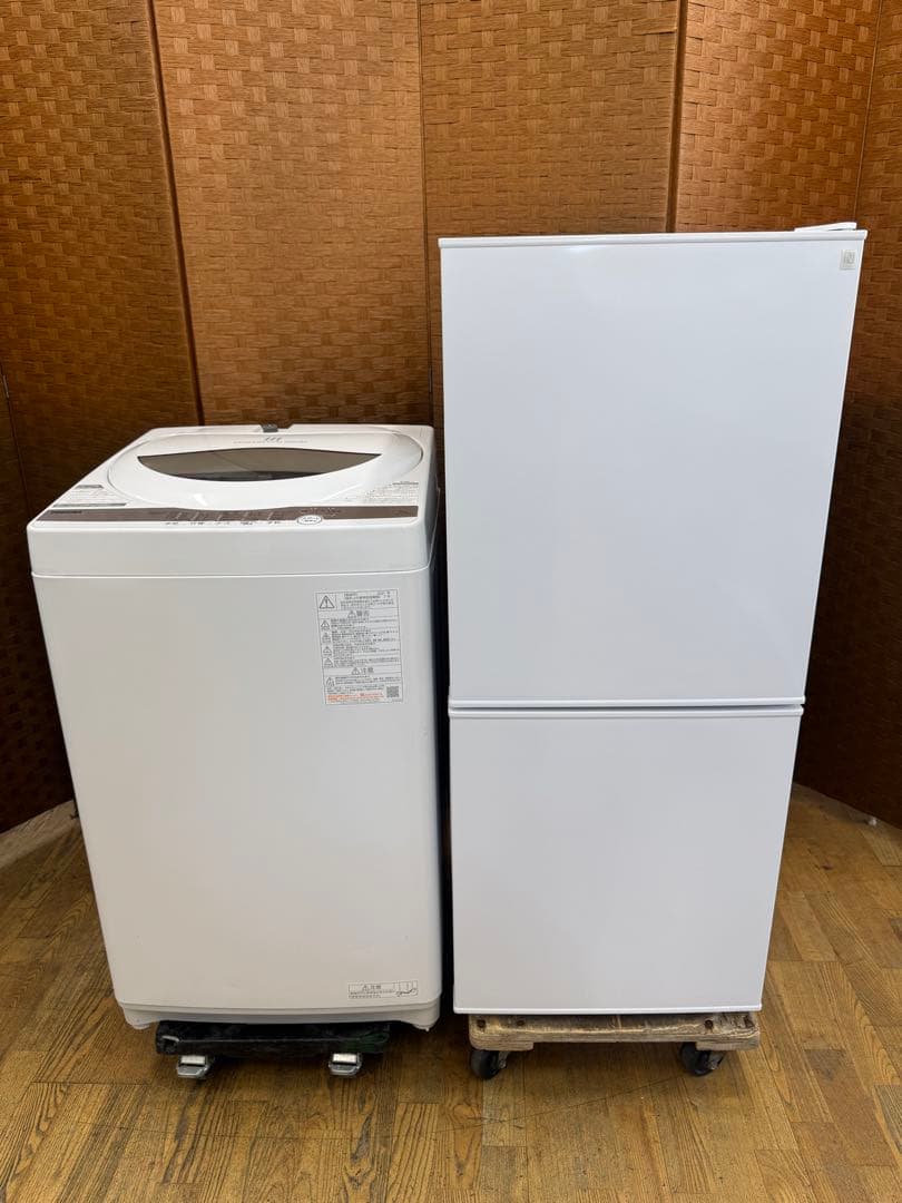 J009 冷蔵庫・洗濯機2点セット 動作確認済み　名古屋市内　送料無料　保証付き