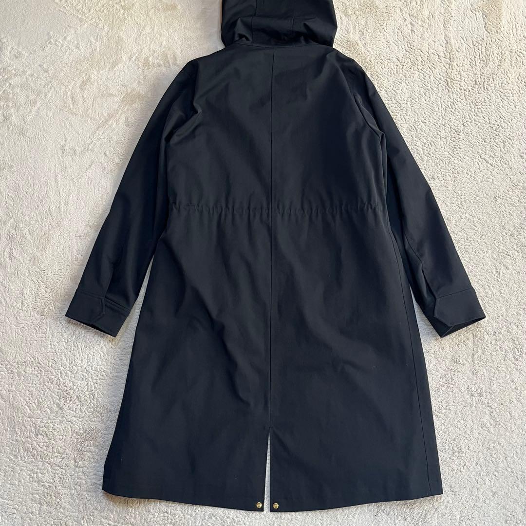 極美品✨インディヴィ ライナー付き 2WAY フーデットコート ブラック 38