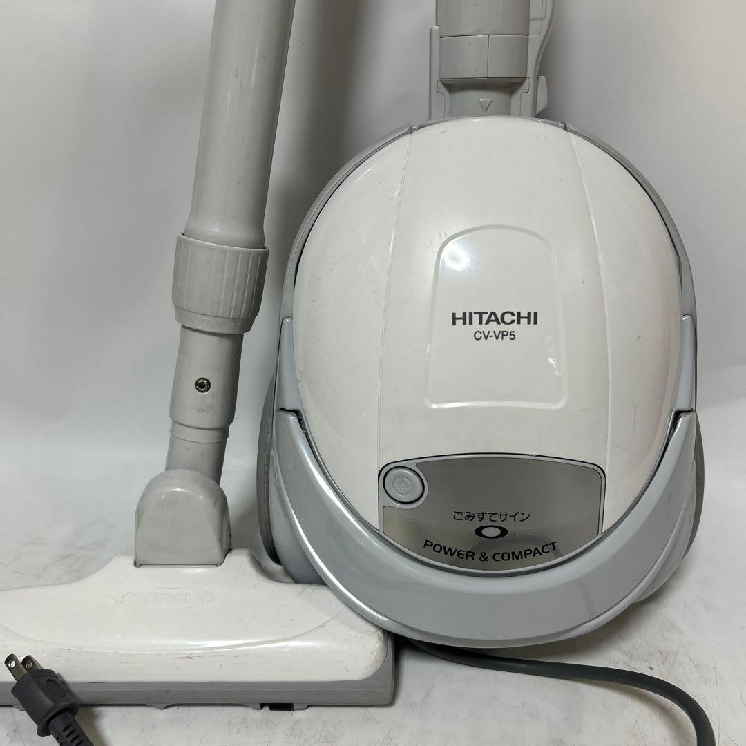 日立 紙パック式 軽量 掃除機 ハイパワー530W　CV-VP5　ヘッド丸洗対応