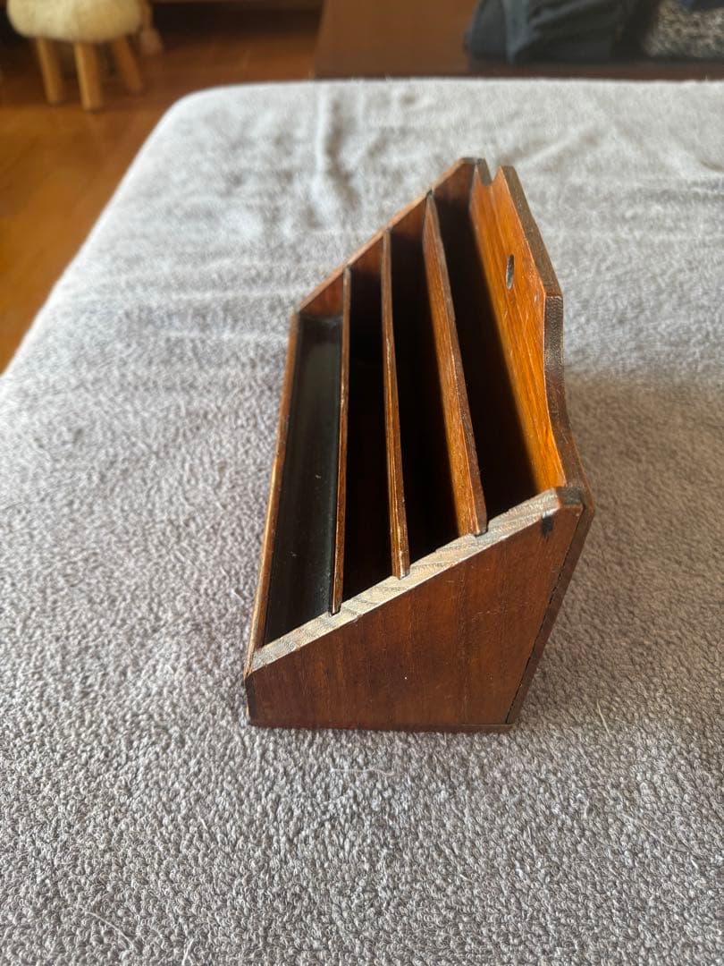 英国イギリス アンティーク ヴィンテージ レターラック木製 ❣️