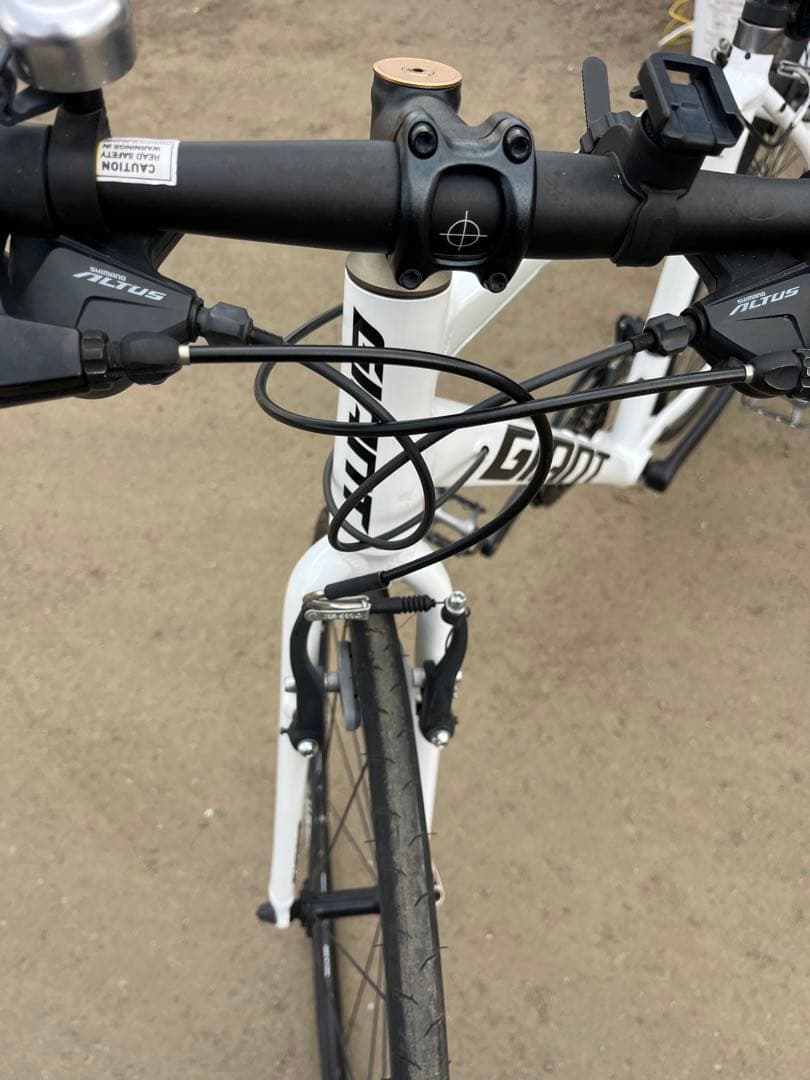 Giant Escape RX ホワイト クロスバイク　譲渡書あり送料無料