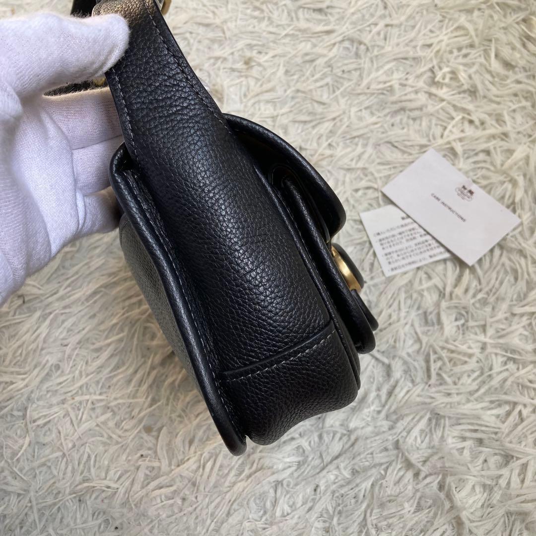 極美品 COACH コーチ タビー 19 メッセンジャー ブラック CJ846