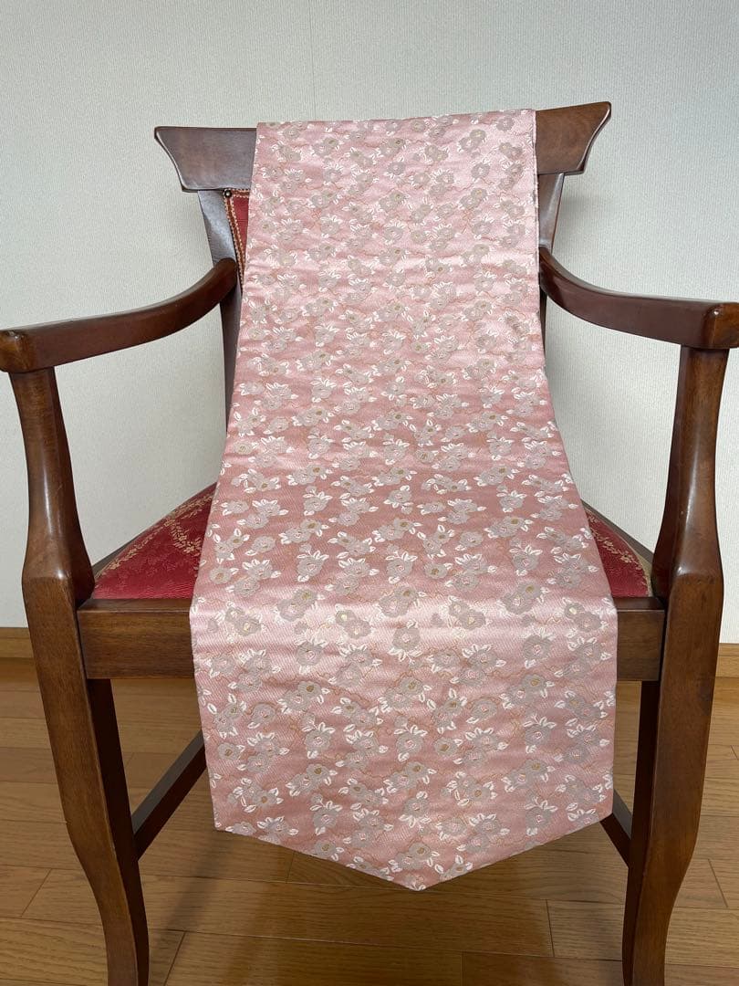 花柄 テーブルランナー ピンク系(和柄) 【babano工房】