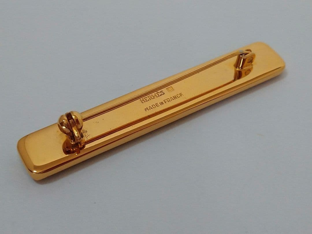 エルメス　HERMES　エマイユ　七宝焼　ブローチ